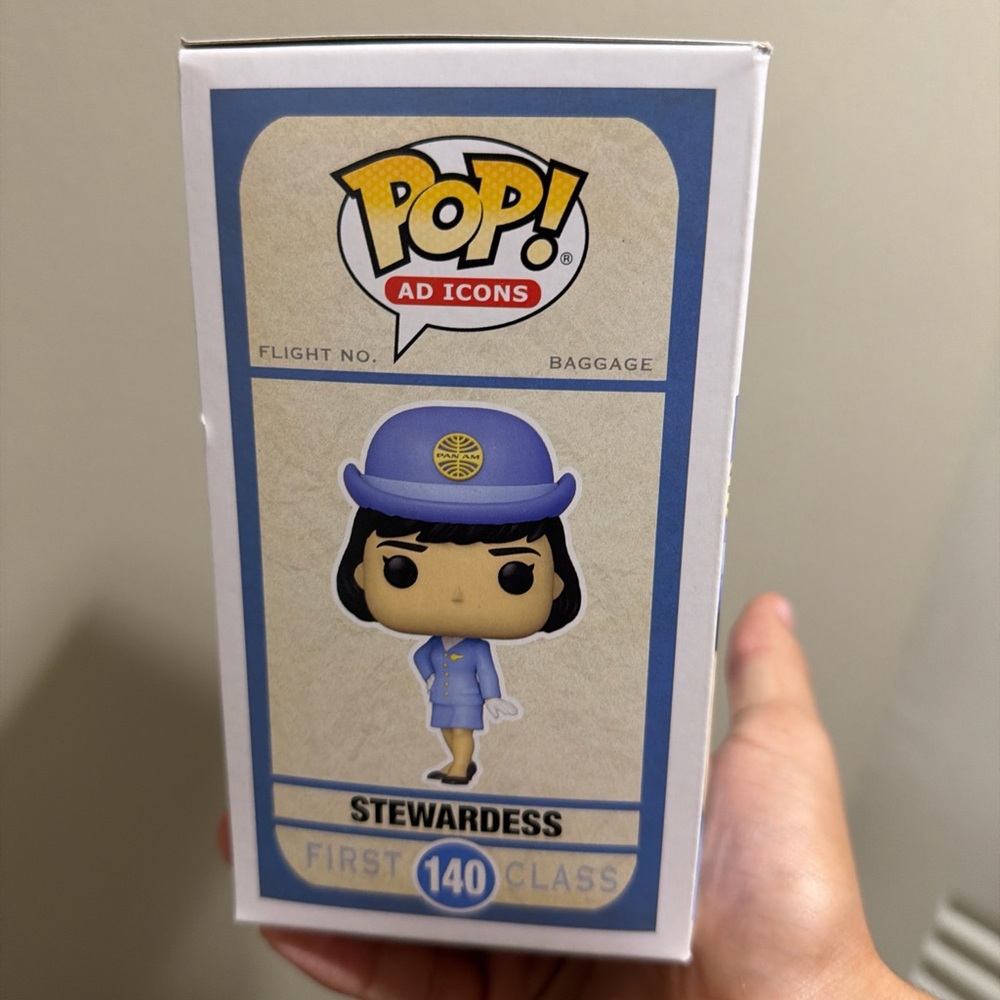 Pop Ad Icons Stewardess Figure
